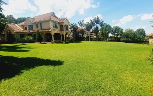 5 Bedrooms + 2 SQs 525 Sqm House For Sale in Runda. Ksh. 110M Only.